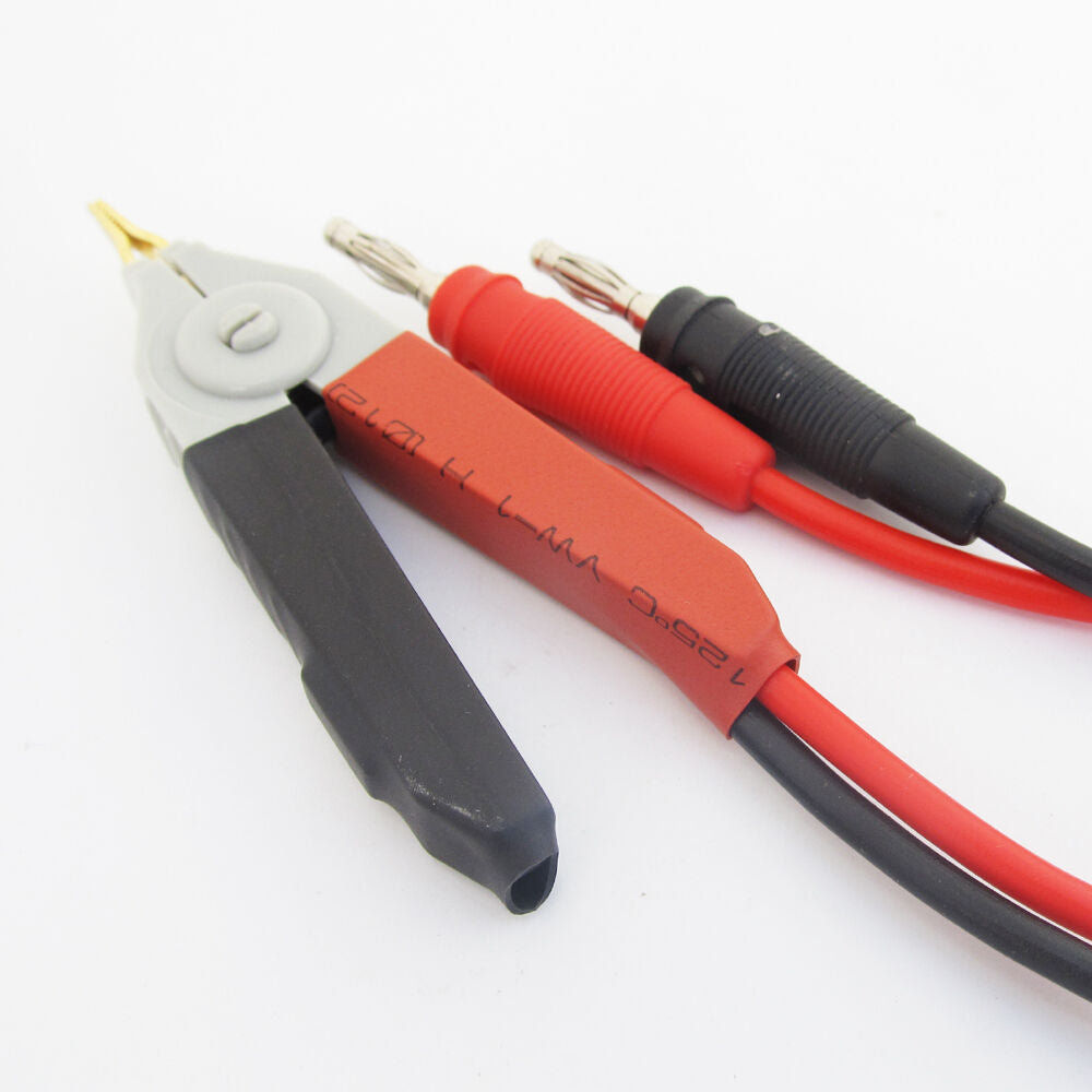 4sets 1M/3.3ft Alligator Kelvin Clip to Banana Plug SMD Silicon Test Cable Lead