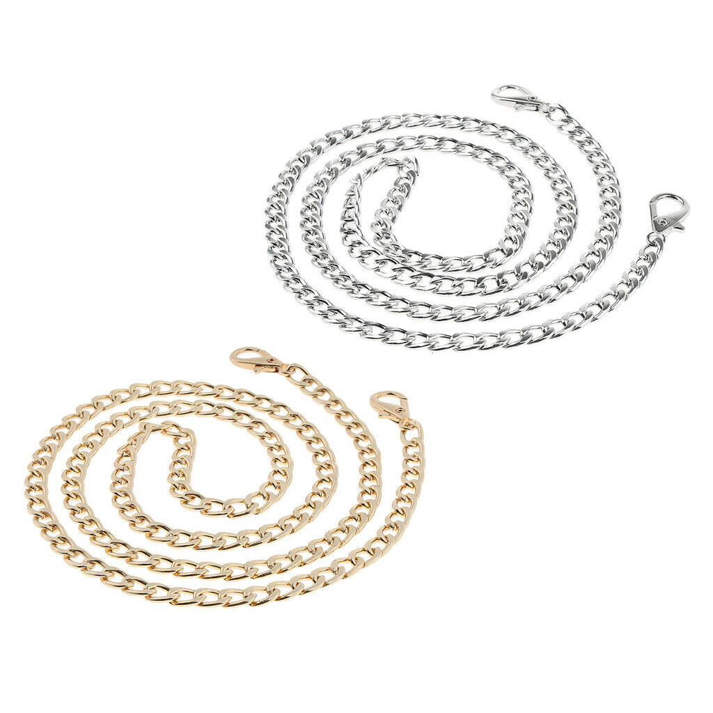 2 Pack Crossbody Shoulder Bag Chain Strap Handle Handbag Replacement,