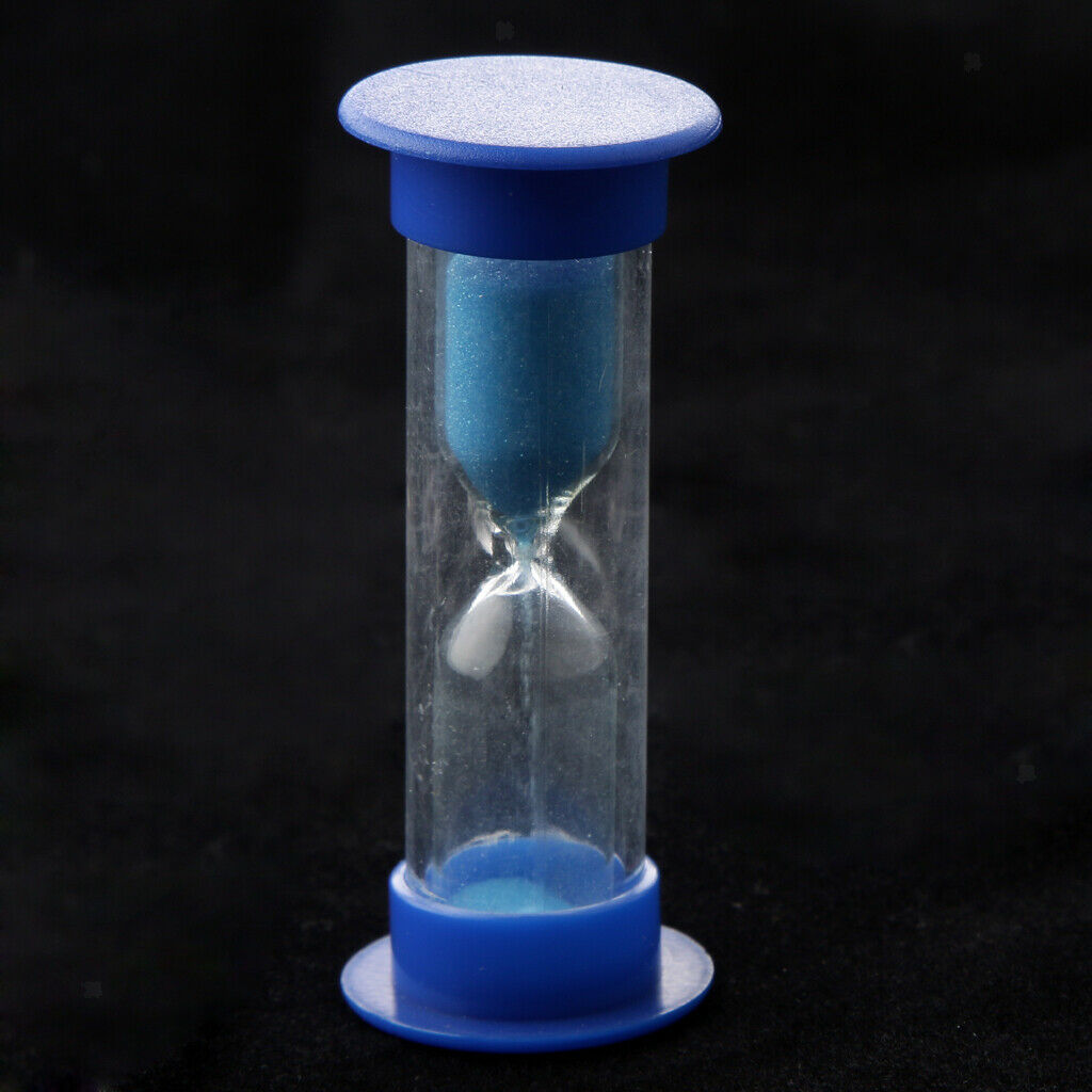 2pcs 3 Minutes Luxury Plastic Hourglass 360 Rotation Sand Timer Home Table Decor