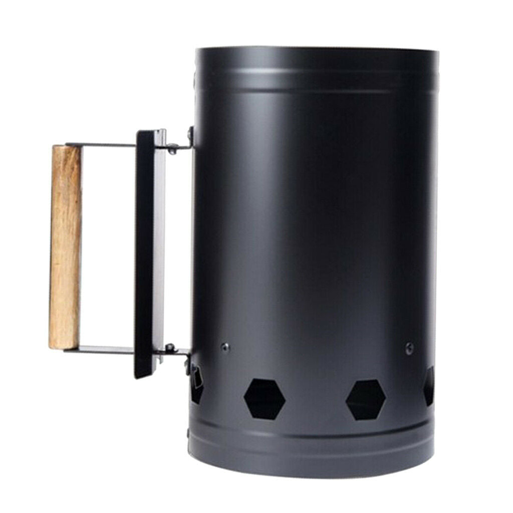 1x Chimney Charcoal Starter Lighting Kit Light Quickly Barbecue BBQ Lighter Kit