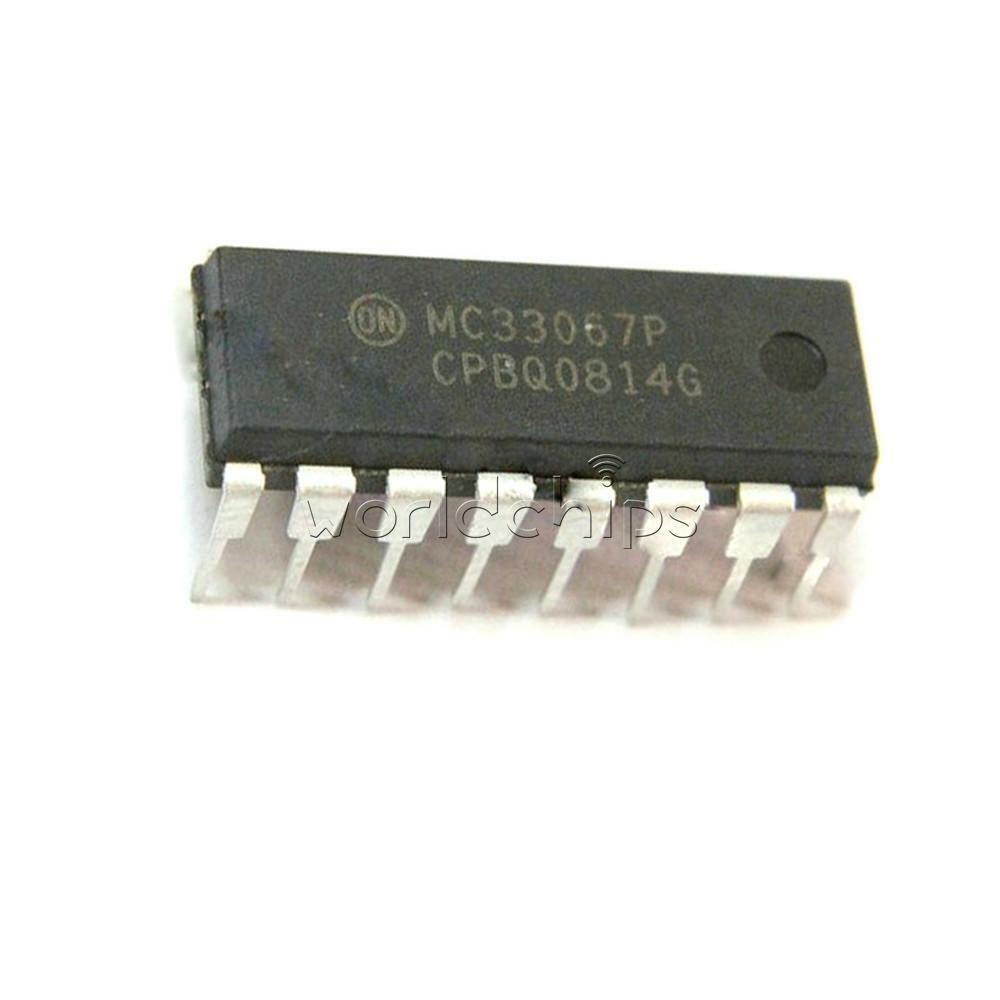 10PCS MC33067P MC33067 ON Semi Resonant Controller DIP-16 IC Chip US