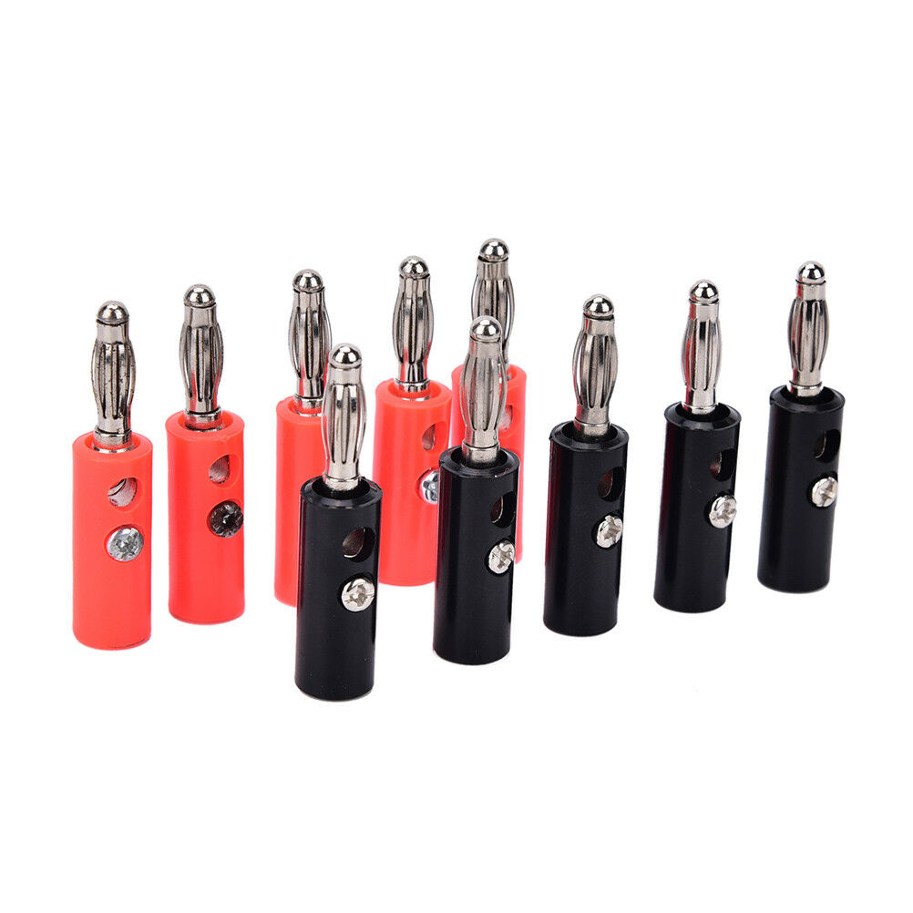 10pcs/lot 4mm nickel plated banana plug banana connector plugs、SEDD