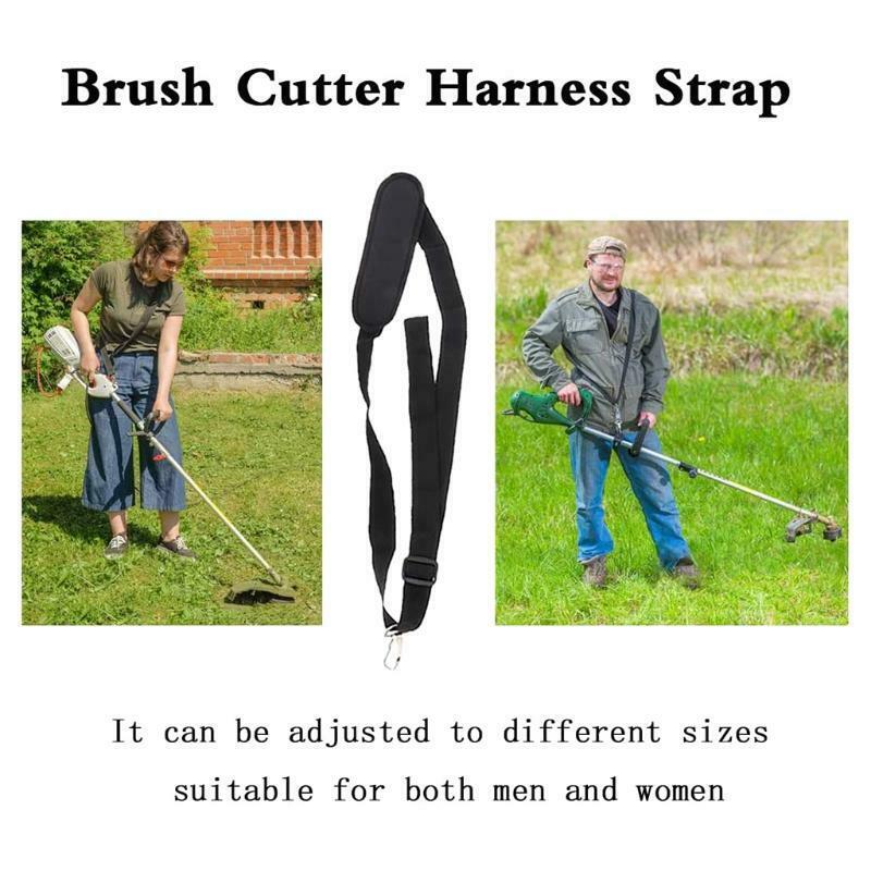 Strap Nylon Single Strimmer Shoulder Harness Strap  Quick Release  Black