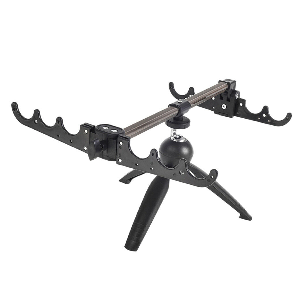 Foldable Fishing Rod Tripod Stand Rod Holder Gear Camera Holder Bracket
