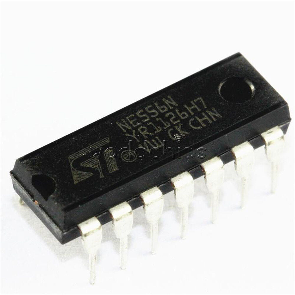 5PCS NE556N DIP-14 200mA RoHS 556 Dual Timer IC 4 Pack DIP14