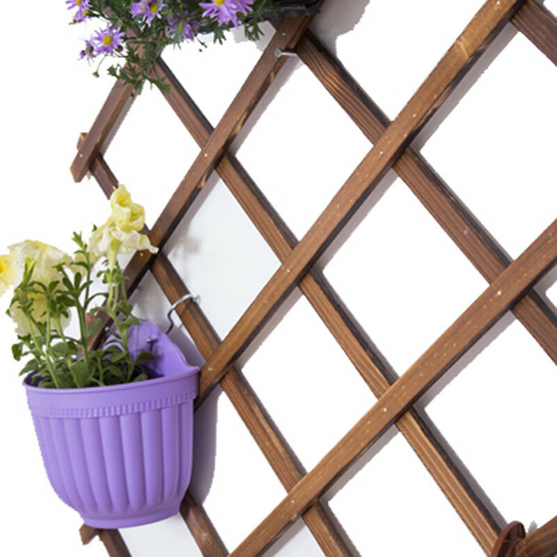 Home Garden Wood Wall Trellis Expanding Flower Plant Climbing Fence 150X30cm New