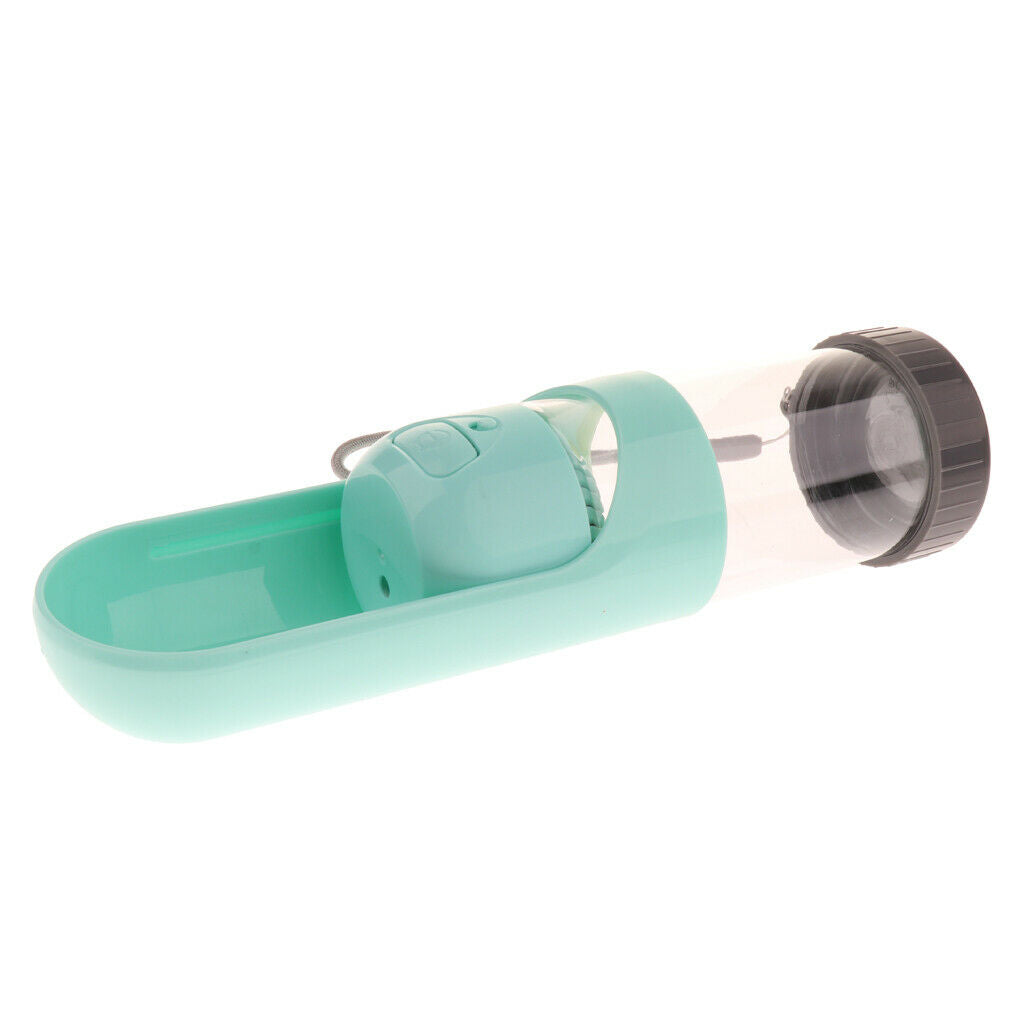 Dog Water Bottle Portable Pet Travel Leak Proof Outdoor Drinking Cup Green