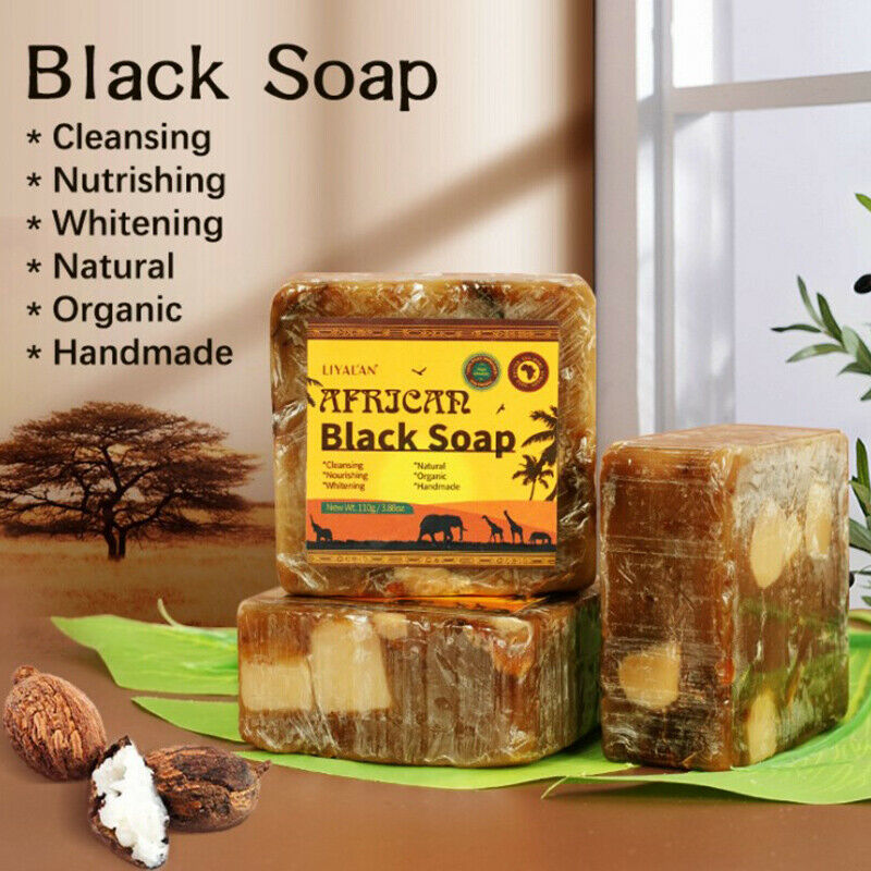African Black Soap Magic Anti Rebelles Beauty Moisturizing Shea Butter NaturFCA
