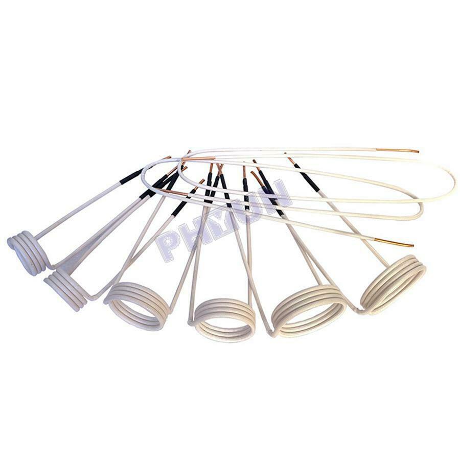 8x Magnetic Induction Heater Coils Kit Inter Changeable Mini Ductor Accessories