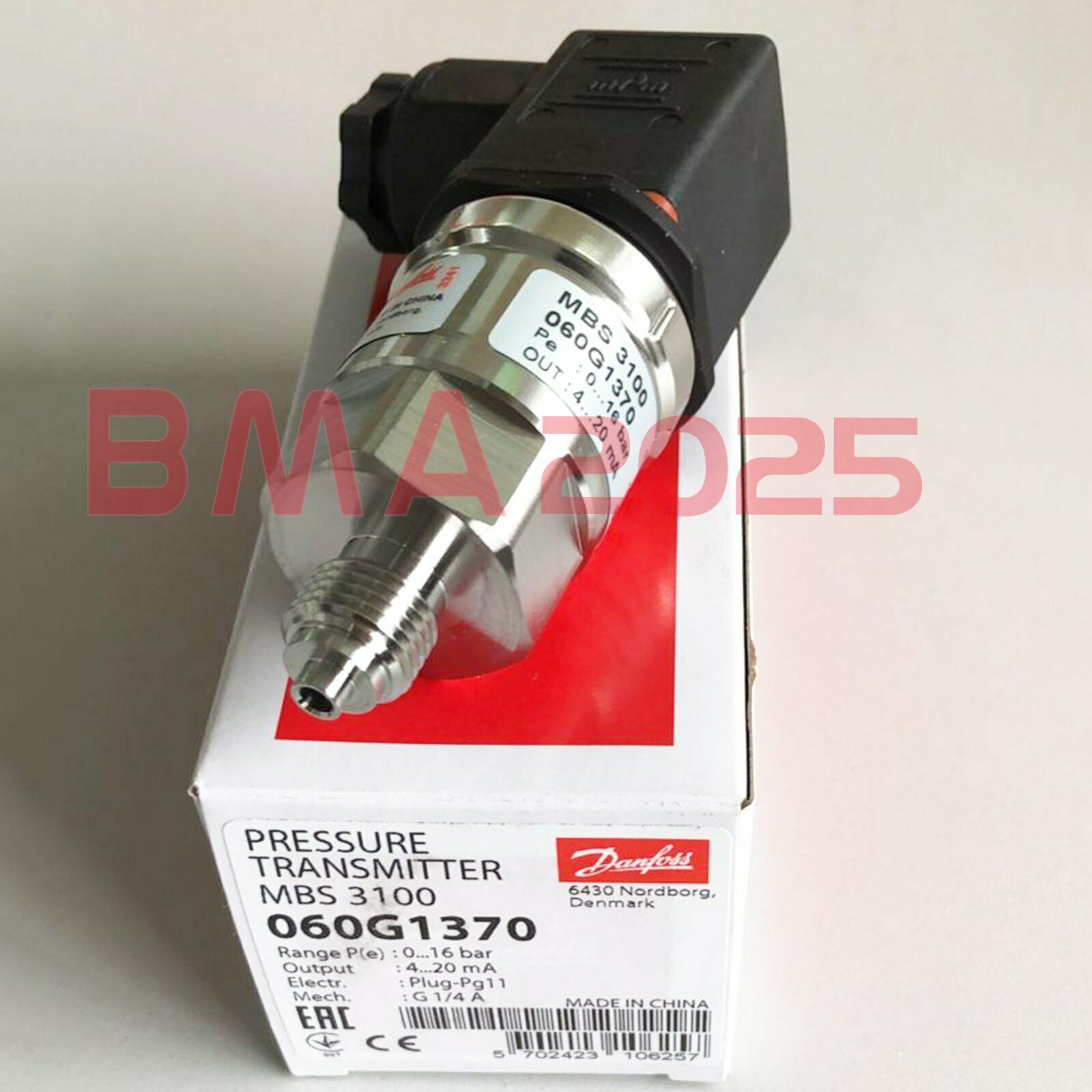 1PC Brand New DANFOSS Pressure Sensor MBS3100 060G1370 1 year warranty free Ship