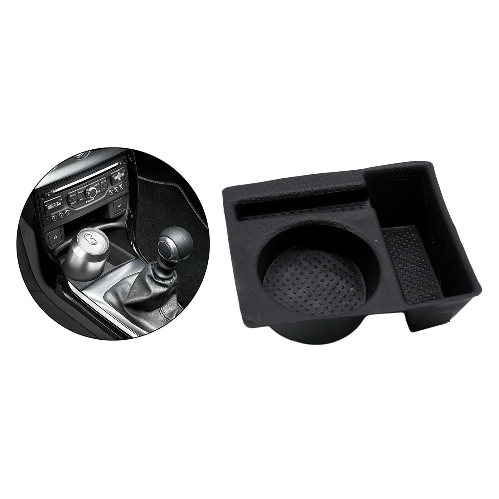 9425E4 Cup Holder Water Cup Tray Replacement Fit for Citroen DS3 Insert