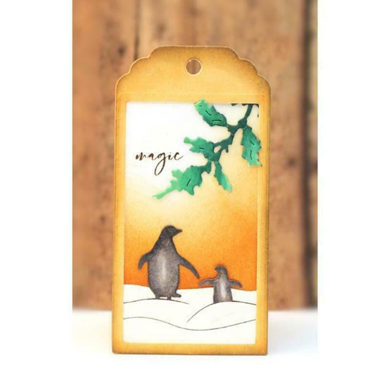 Polar Bears Metal Cutting Dies Scrapbooking Stencils DIY Paper Card Mold Decor