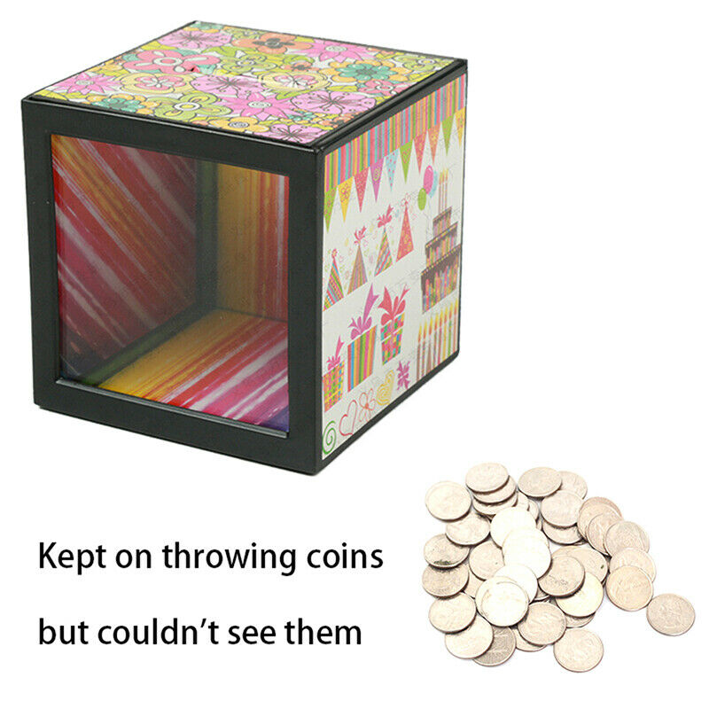 Money Box Magic Tricks Close Up Magia Piggy Bank Toys Mystery Box Prank T.l8