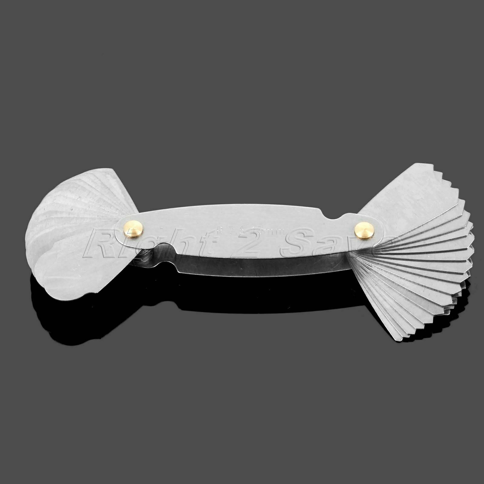 Standard R 7.5-15mm Gauge Radius Gauge Gage Measuring Gauging Tool High Quality