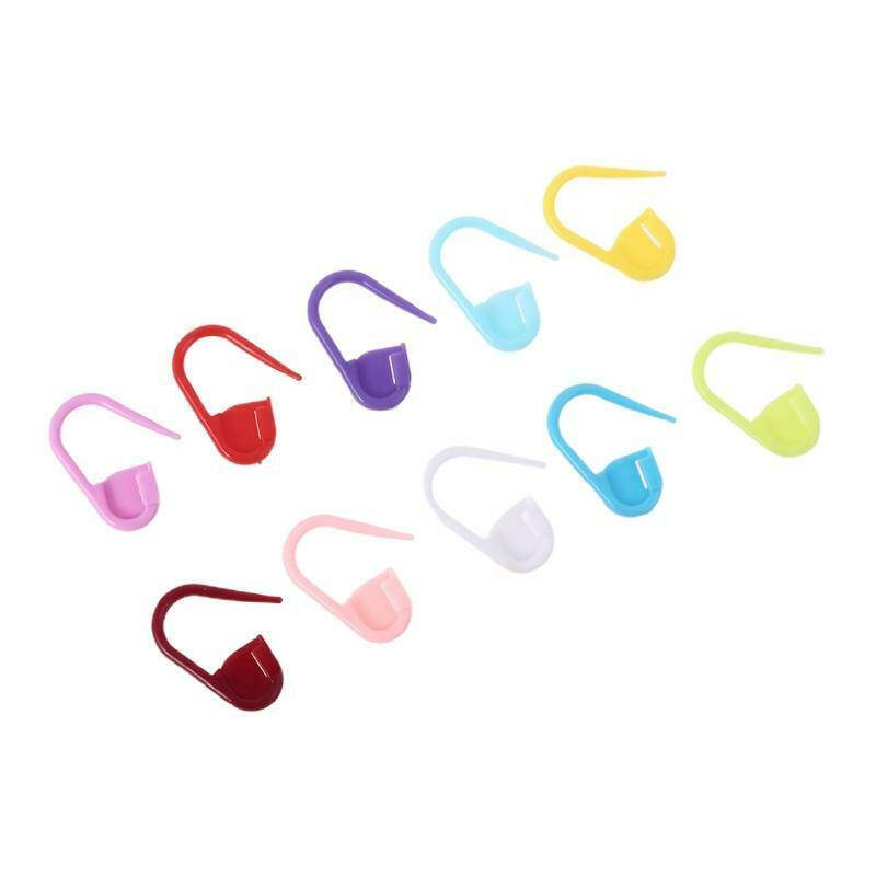 500 Pcs Mix Color Knitting Stitch Counter Crochet Locking Stitch Markers Pin Dec