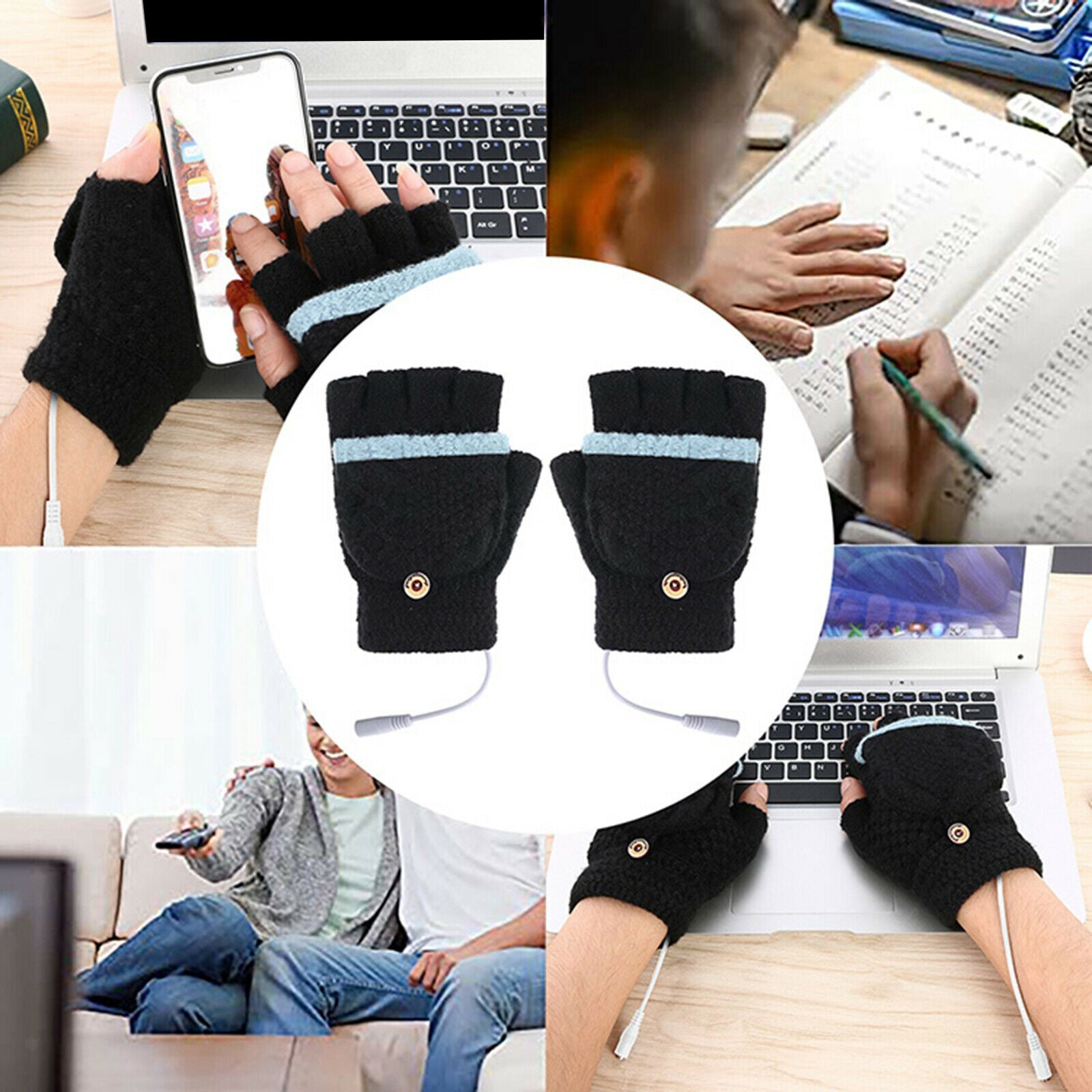 Adults Kids Multifunctional Hand Warmer USB Heating