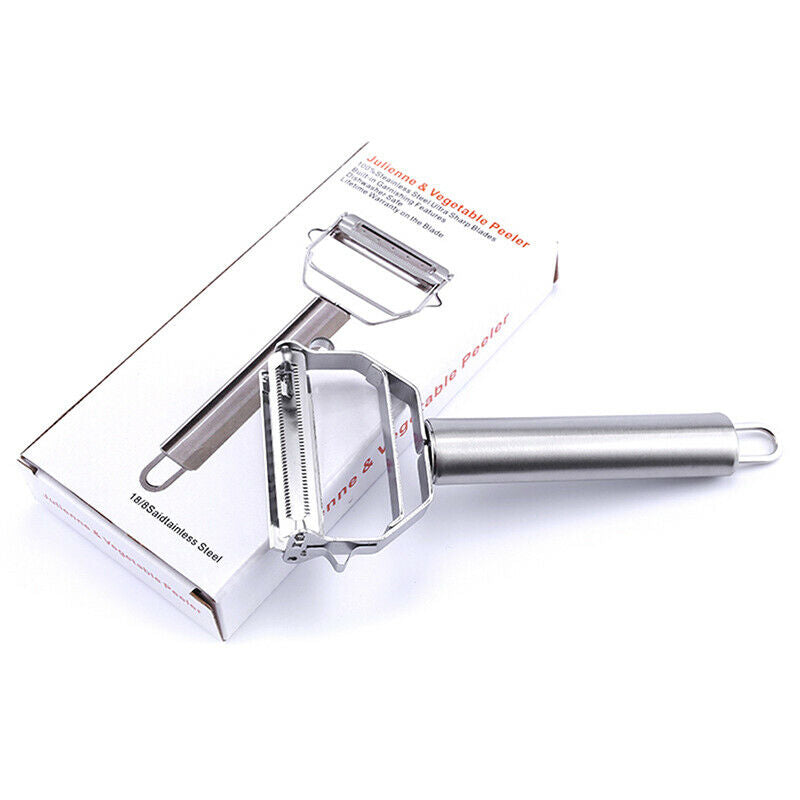 1Pc Potato Peeler Vegetable Grater Cabbage Cutter Slicer Stainless Steel .l8