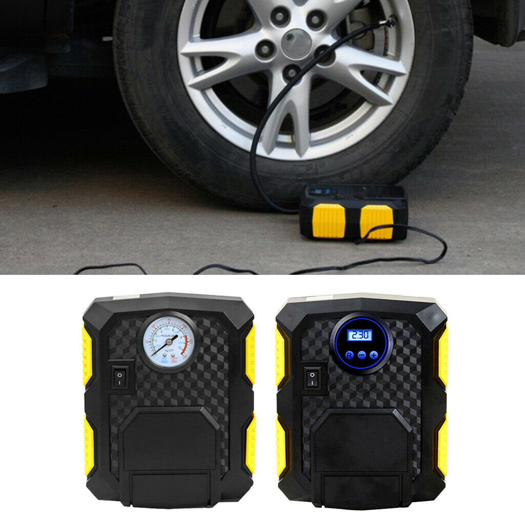 Tire Inflator Car Air Pump Compressor Portable Auto 12V Volt 150 PSI Pointer