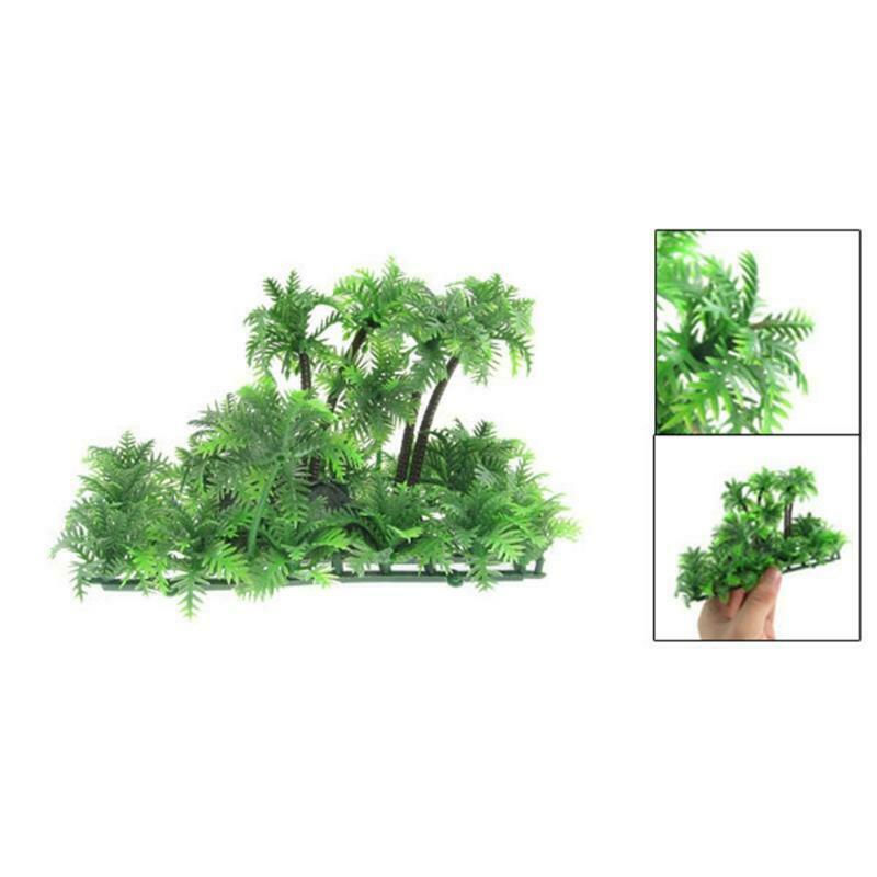 Lifelike Plastic Plants Aquarium Grass Ornament Fish Tank Decorations Non Toxic
