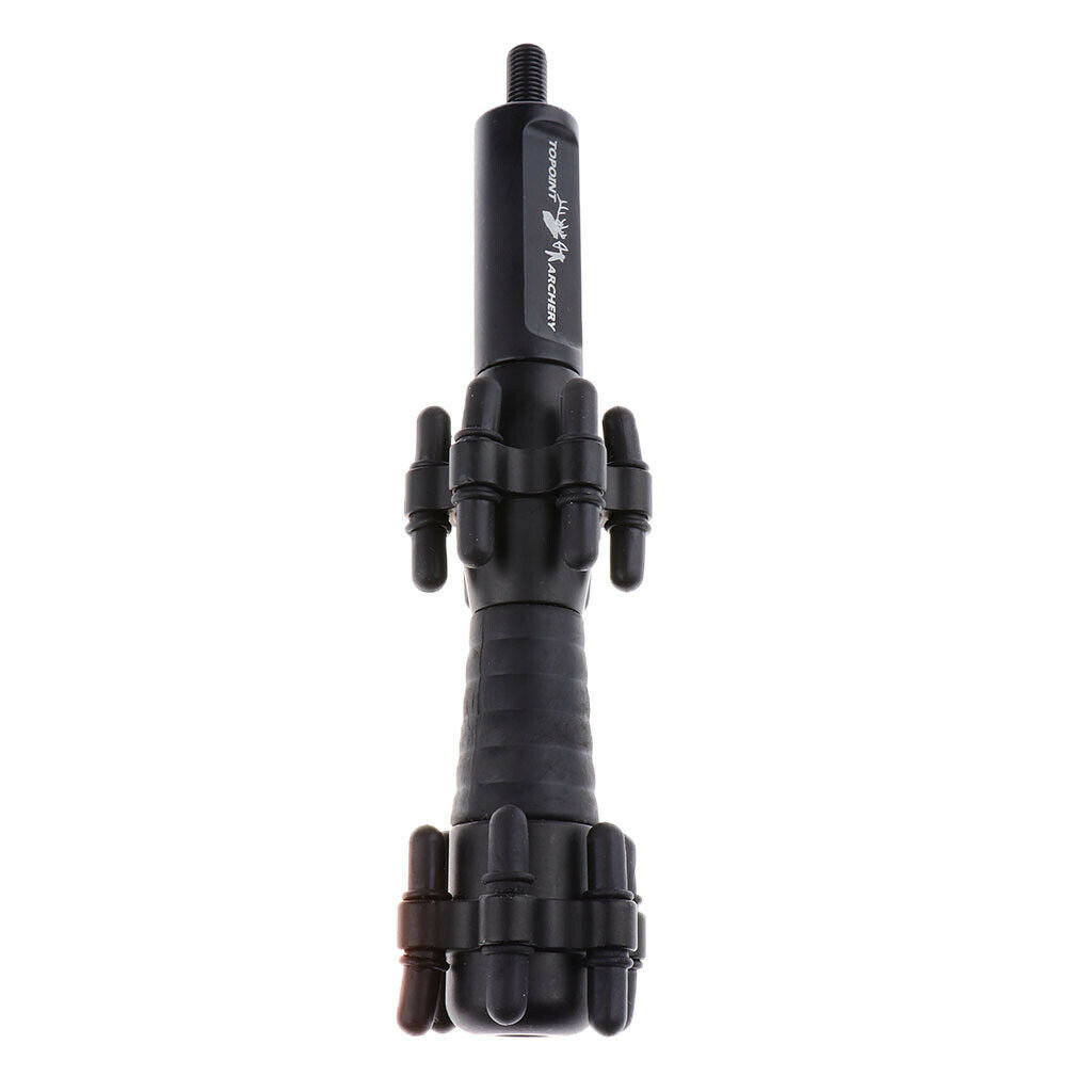 Compound Bow Stabilizer Shock Absorber Archery Vibration Damper Black