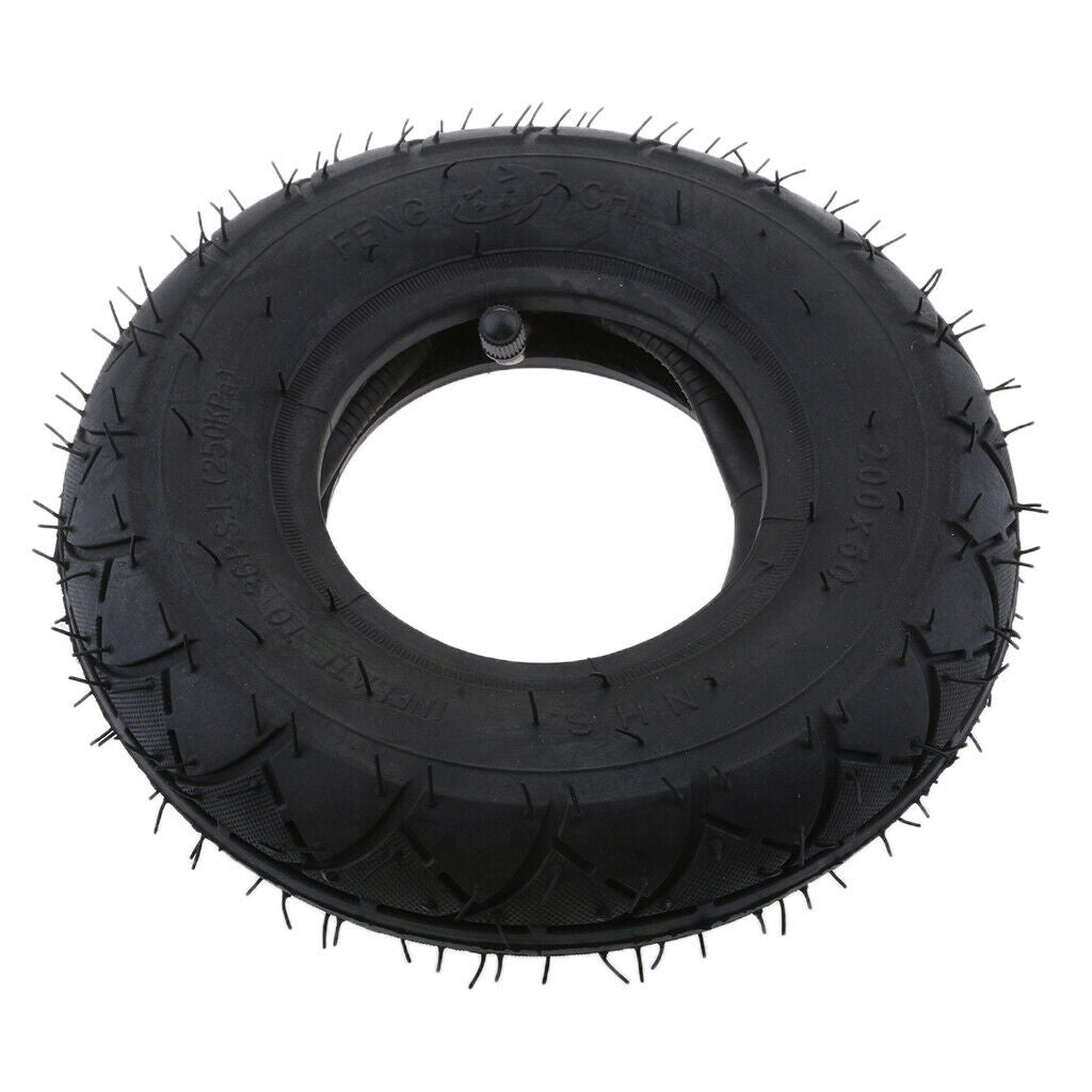 Rubber Scooter Tyre & Inner Tube Assy for Razor E100 E200 200x50 Electric Bike