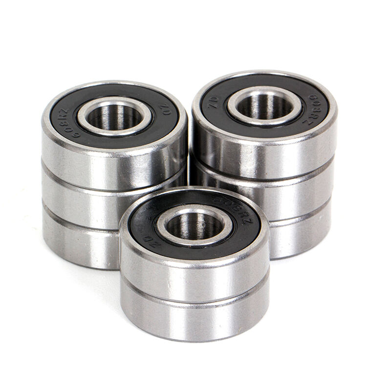 Kmise Skateboard Bearings ABEC 9 for Fidget Spinner Chrome Steel Black 8 Pcs
