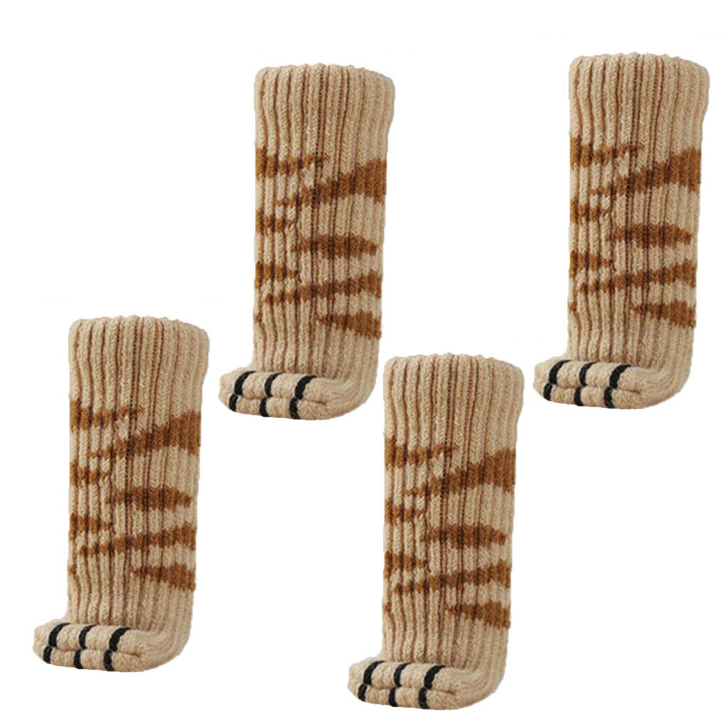 8 Pieces Chair Leg Floor Protectors, Anti Skid Chair Socks Legs Sleeves Cover
