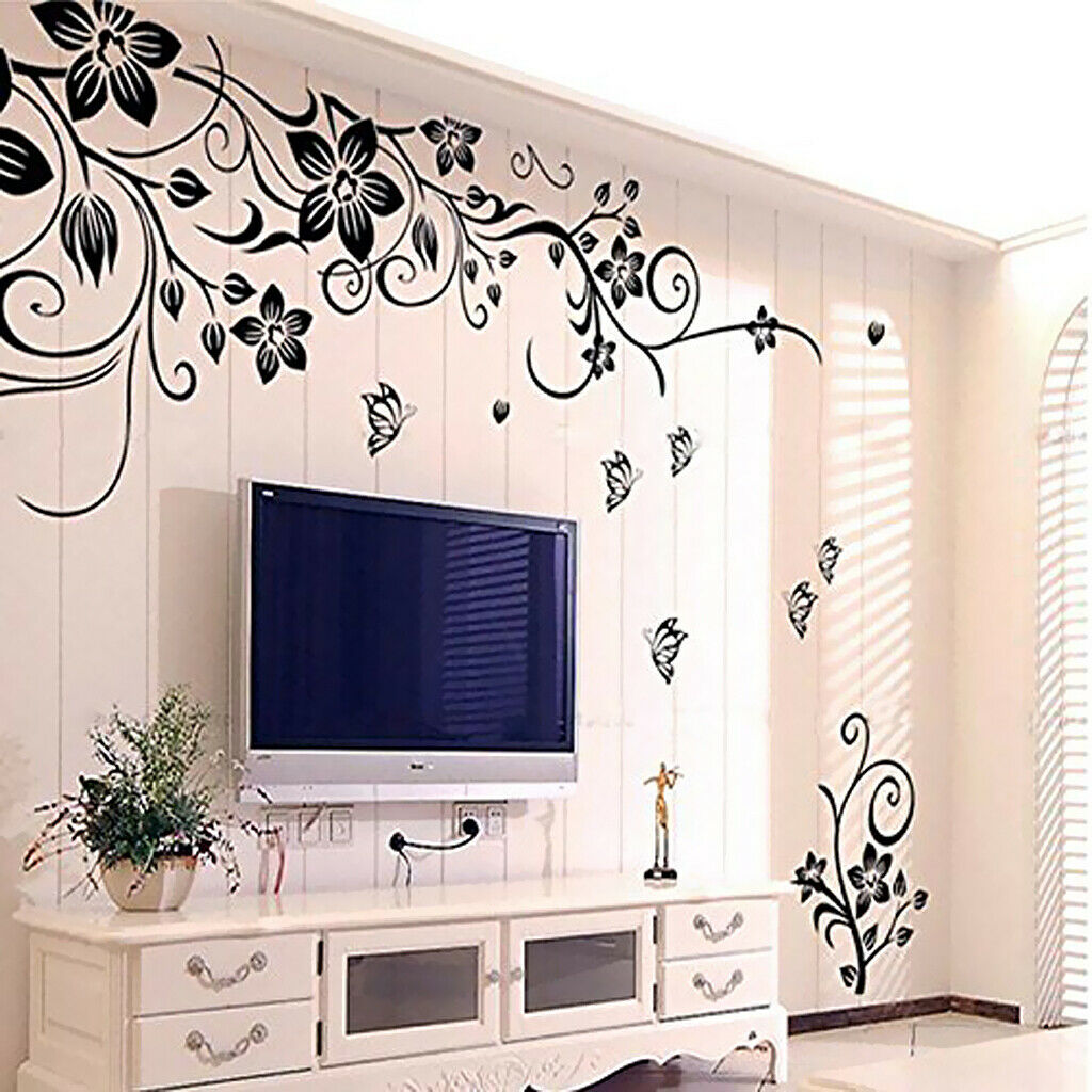 Flowers Stickers Wall Stickers Wall Stickers For Living Room Bedroom