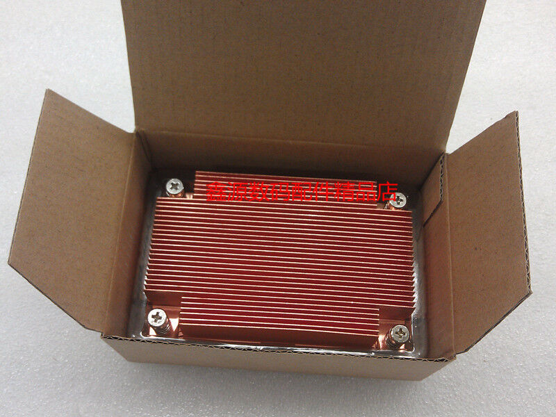 1U server CPU cooler 2011 pin rectangular passive copper pure intel2011 platform