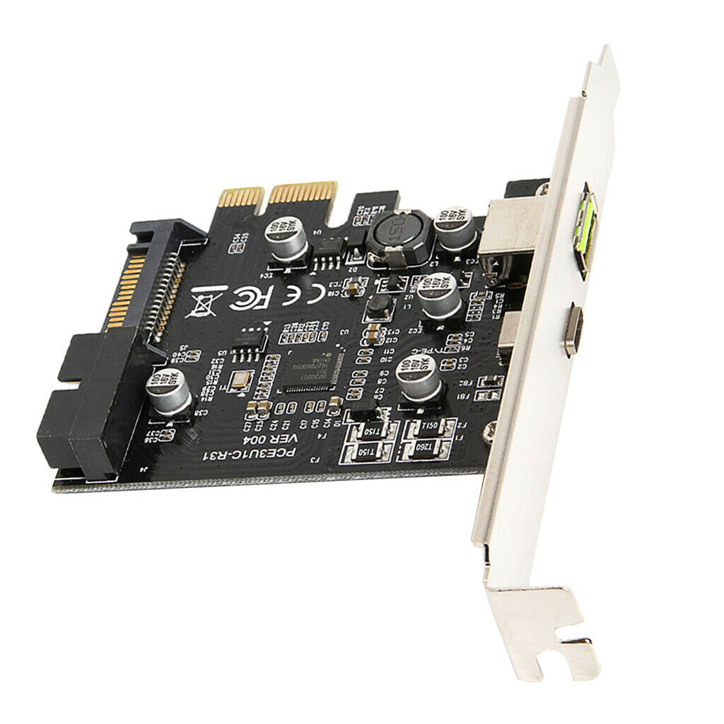 PCI-E to USB 3.1 (Type A +Type C) Expansion Card, USB 3.1 High Speed Internal