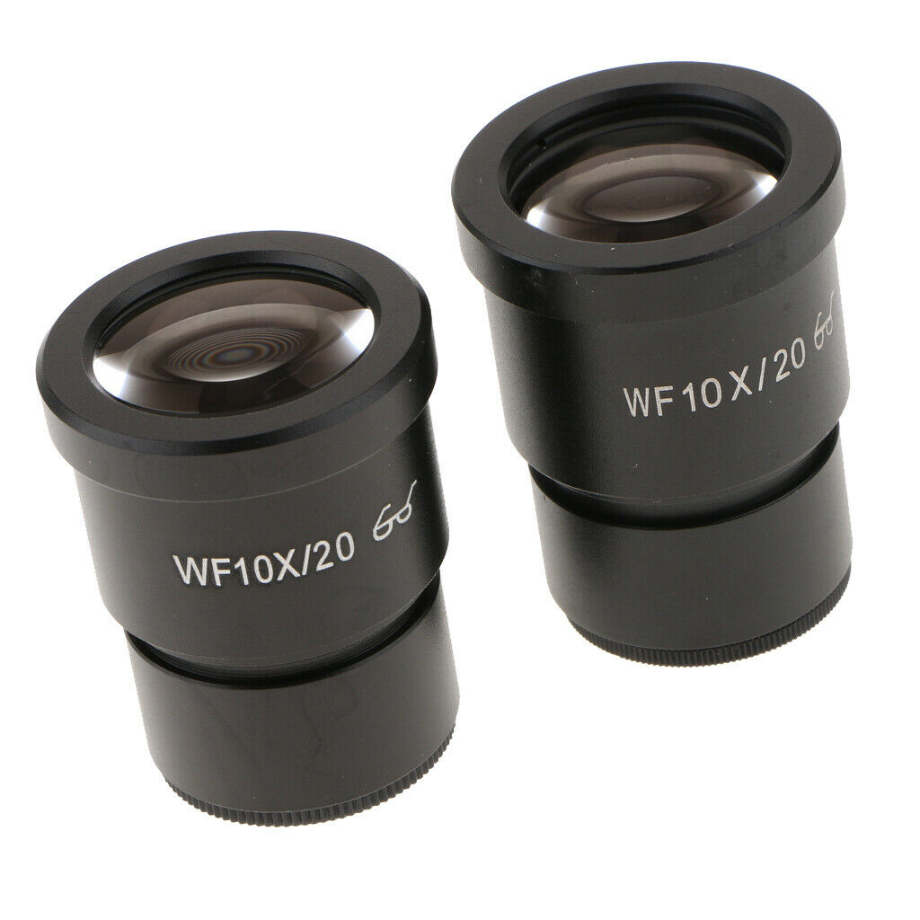 Microscope Eyepiece Lens 10X Magnification Clear View Fully Coated Optics 2x