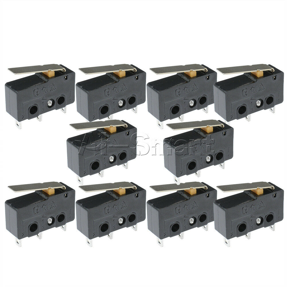Chic 10PCS Tact Switch KW11-3Z 5A 250V Microswitch 3PIN Buckle AS