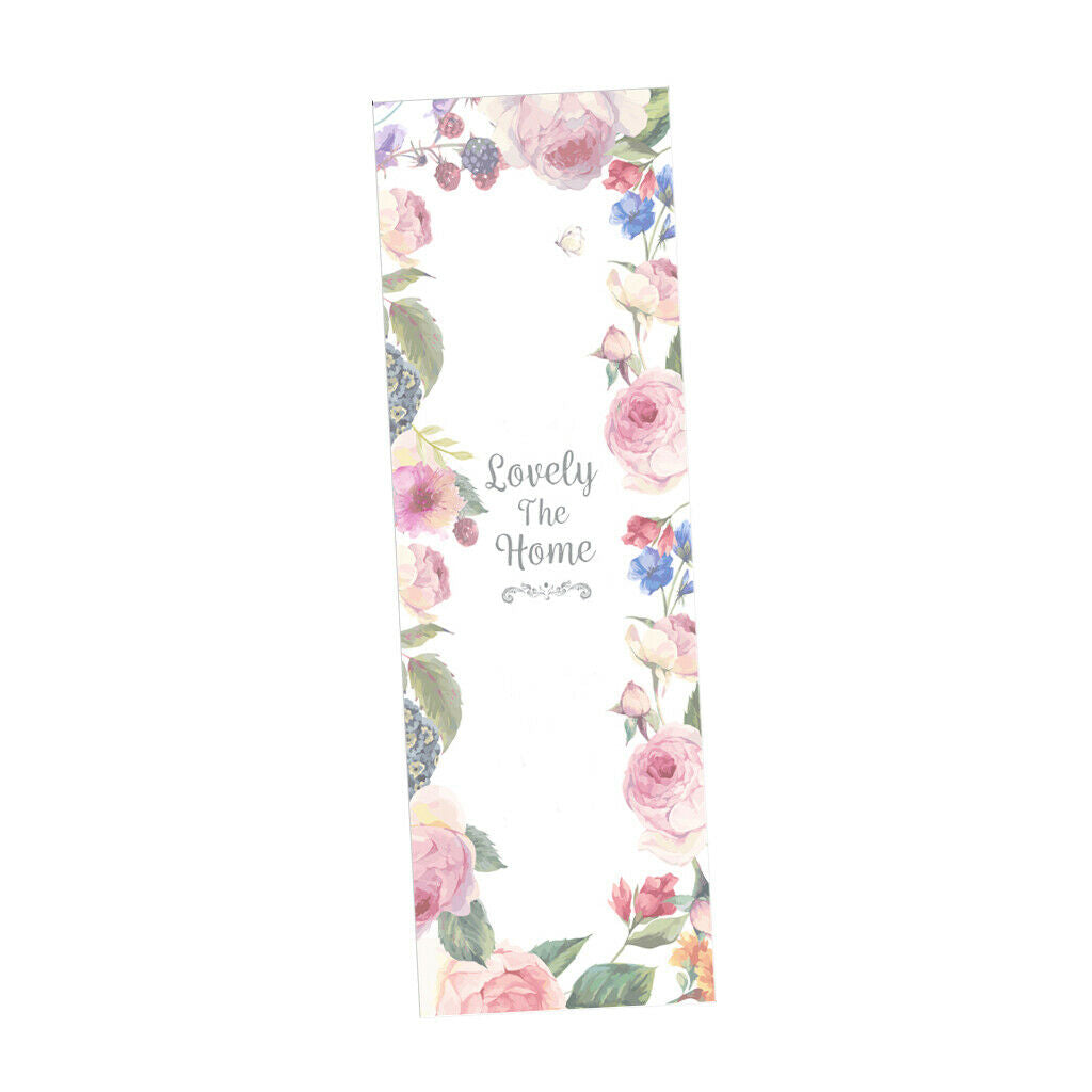 Privacy Frosted Window Film PVC Non Adhesive Window Clings Decor Flower
