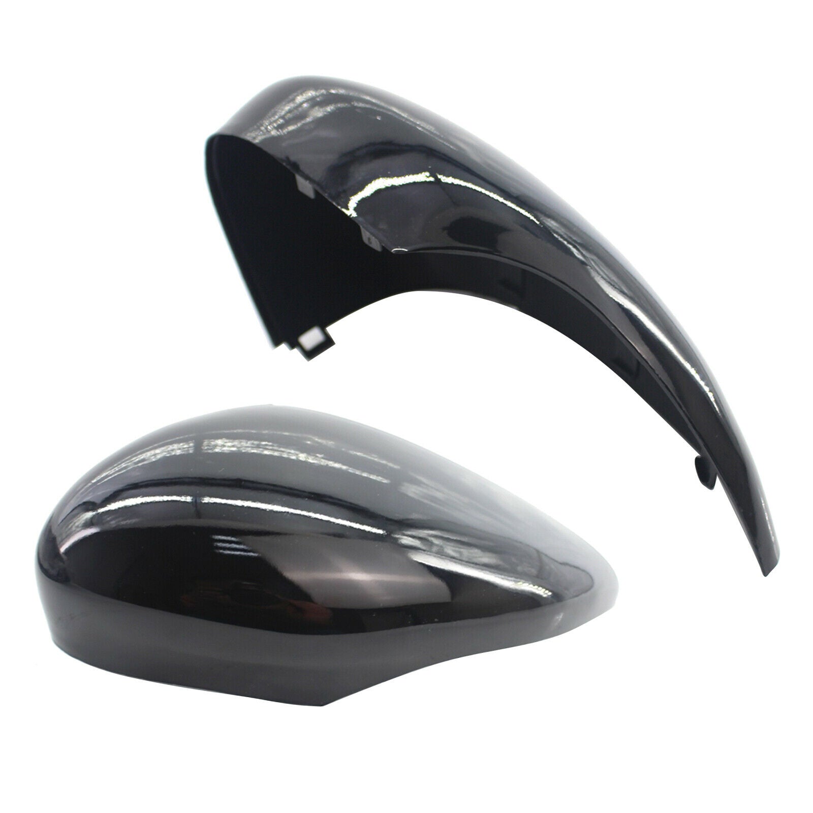 Rearview Mirror Left Side Mirror Cover Trim for Ford Fiesta 2009‑2014