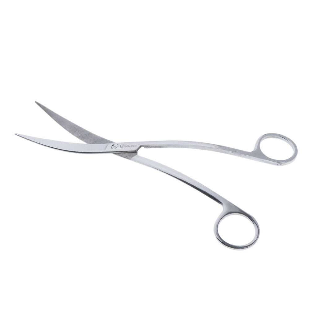 304 Stainless Steel Scissors Plants Aquascaping Tools 21cm Wave Scissor