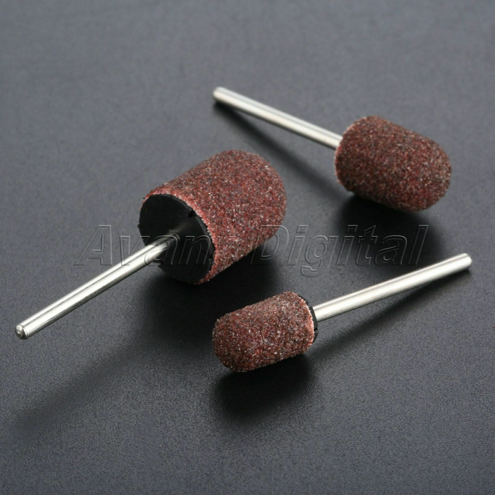 5 Sizes Sanding Bands Bits Mandrel Grinding Nail Tool Machine Replacement Bits