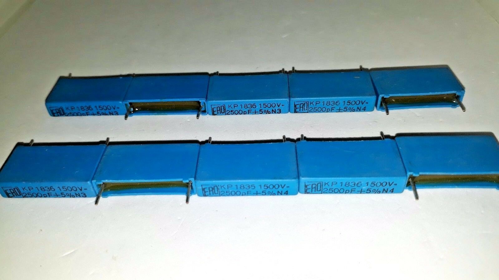 10pcs NOS ERO KP1836 2.5nF 2500pF 1500V +-5% film foil CAPS HI-END TUBE AUDIO !
