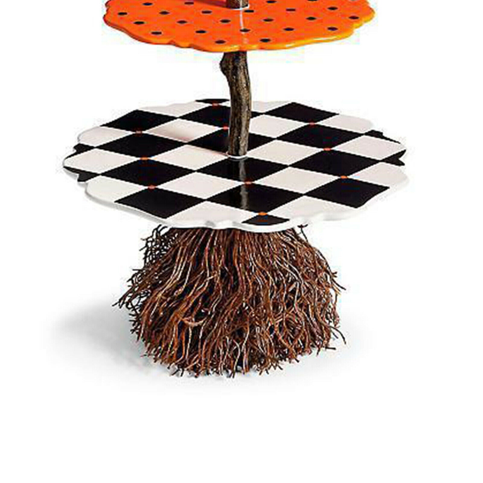 3-Tier Halloween Snack Stand Plastic Cupcake Dessert Plates Fruit Display