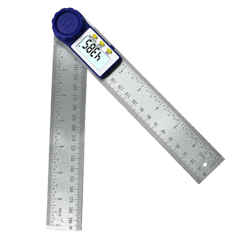 360° Digital Angle Finder Electronic Digital Protractor 217mm Stainless Steel