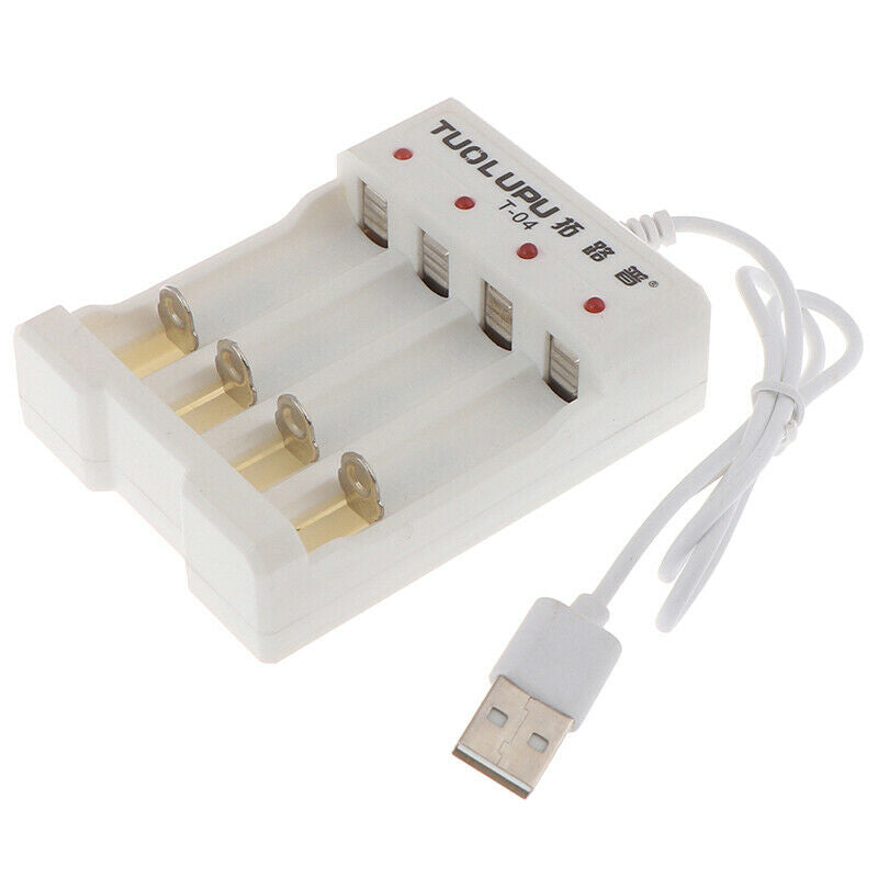 4 Slots USB Fast Charging Li-ion/Ni-MH Battery Charger for AA/AAA Batter .l8