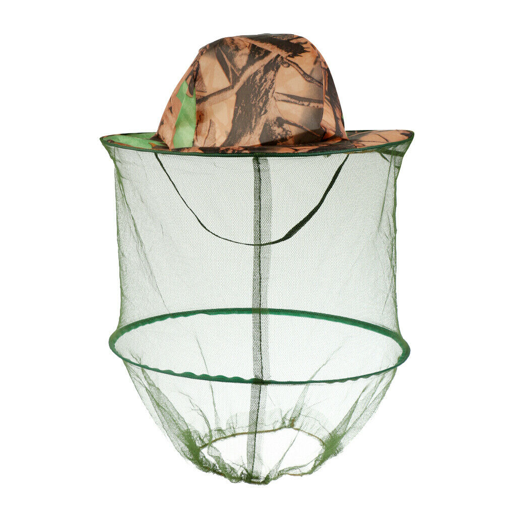 Anti-mosquito Net Outdoor Fishing Hat Face Protector Beekeeping Hiking