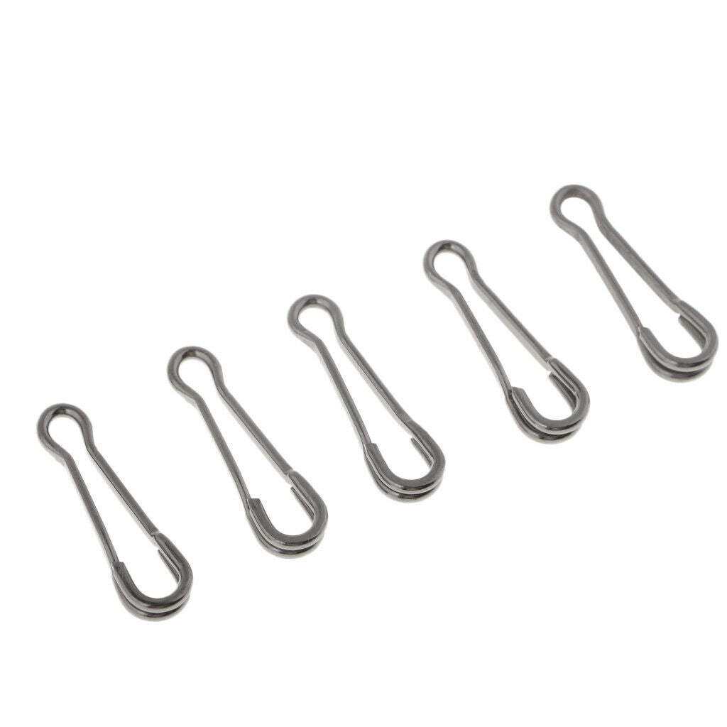 50Pcs Clips Connector Carp Fishing Clips Connection Links Fasteners -