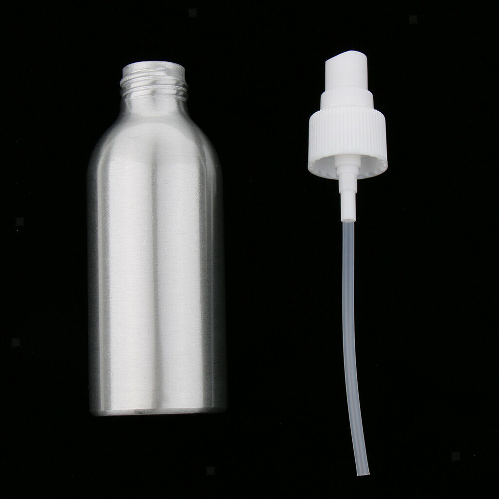 2x120/150ml Aluminum Empty Refillable Fine Mist Spray Bottle Perfume Sparyer