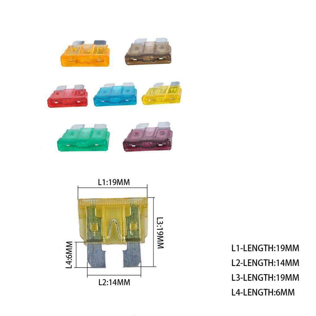100 Auto  Car Fuses, Corrosion Resistant And Optimal Conductive, Protects Your