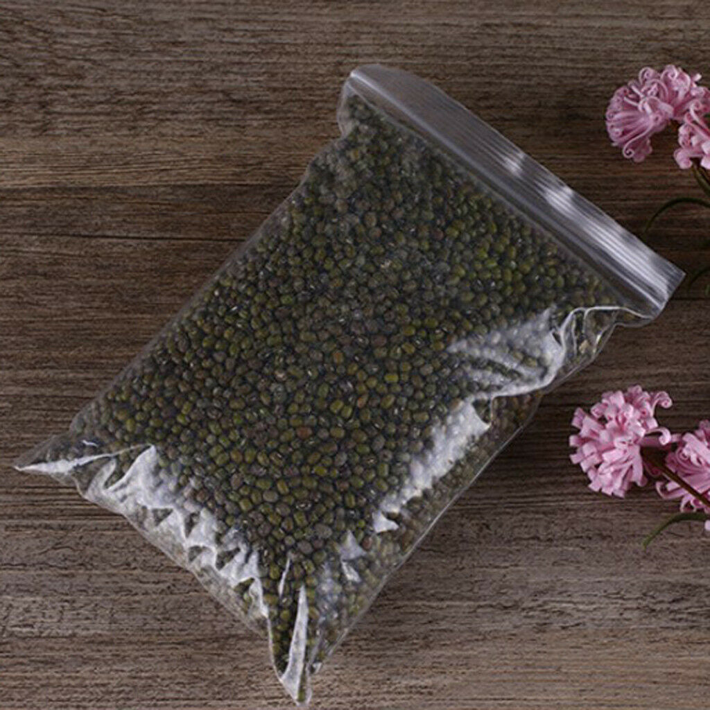 100 Pieces Clear Grip Seal  Bag Self Seal Resealable Bags 11Ã—16cm