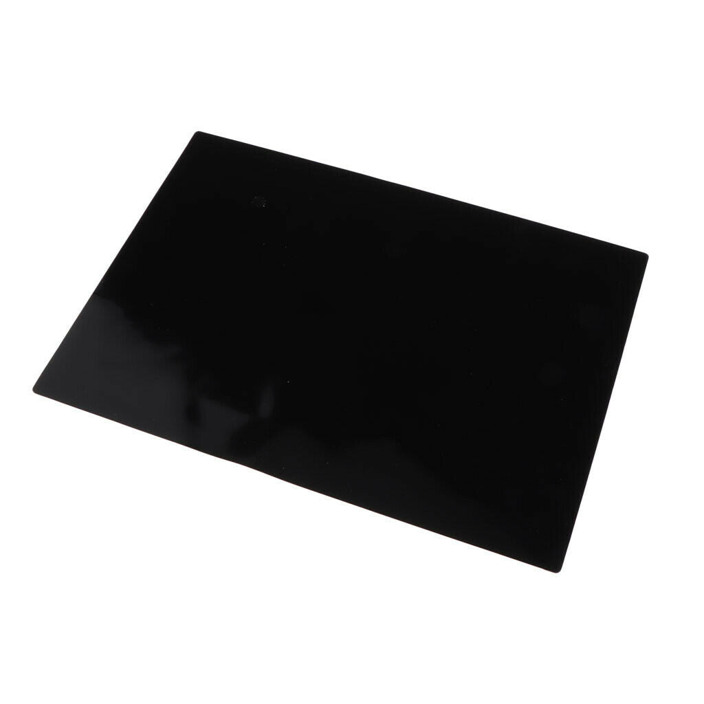 4Pcs Pro Salon Heat Resistant Styling Mat for Hair Straightener Iron Black