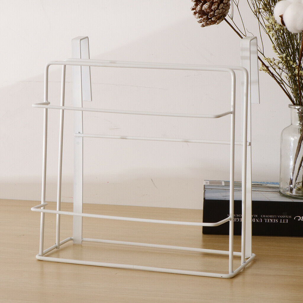 2pcs Metal Kitchen Storage Basket Hanging Container Dirty Cloth Hamper