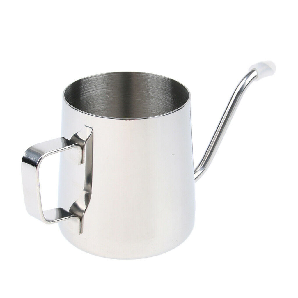 Stainless Steel Coffee Pot Gooseneck Kettle Tea Kettle 350mL