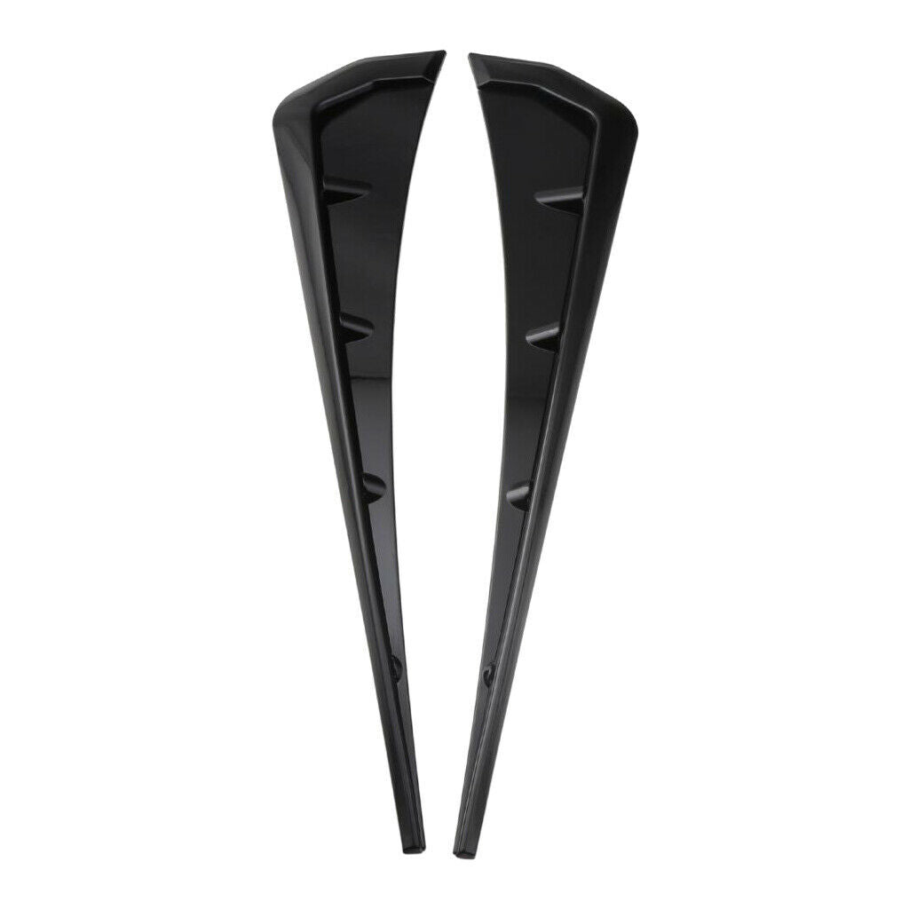 For 2016-20  Civic Glossy Black ABS Side  Vent Air Wing Cover Trim