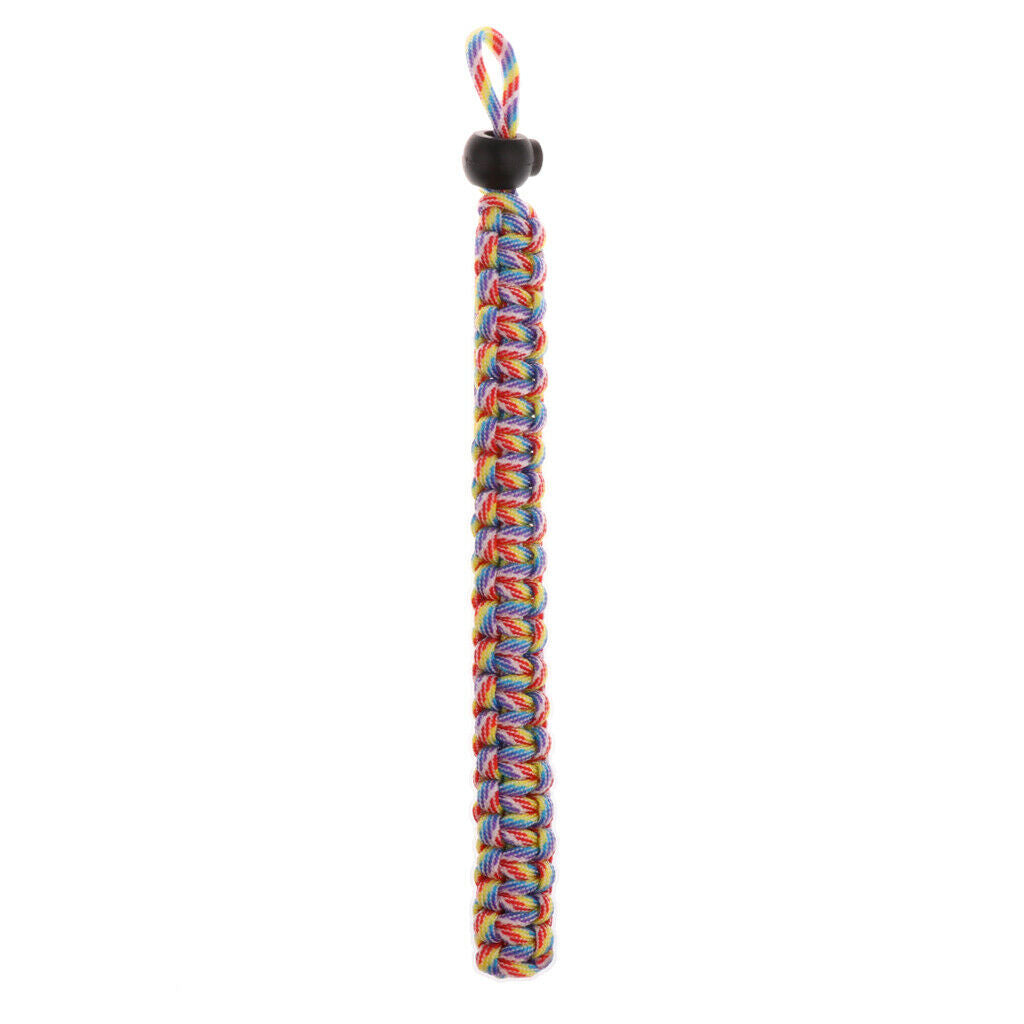 2 Quick Release Strap Connector W/ 2 Rainbow Camo Weave Camera Wrist Strap
